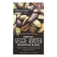 ราคา Urban Accents, Veggie Roaster Seasoning Blend, Herby Dill, 1.25 oz (35 g) (UBA-00013)