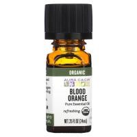 ราคา Aura Cacia, Pure Essential Oil, Organic Blood Orange, .25 fl oz (7.4 ml) (AUR-90860)