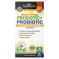 ราคา BioSchwartz, Advanced Strength, Prebiotic+Probiotic, 20 Billion CFU, 30 Veggie Capsules (BTZ-11971)