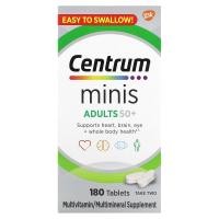 ราคา Centrum, Adults 50+, Minis, 180 Tablets (CEM-78399)