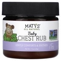 ราคา Maty's, Baby Chest Rub, Eucalyptus, Lavender & Chamomile, Babies 3+ Months, 1.5 oz (43 g) (MTY-00203)