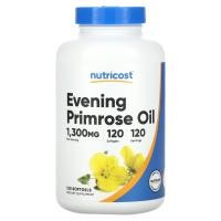 ราคา Nutricost, Evening Primrose Oil, 1,300 mg, 120 Softgels (NCS-00828)