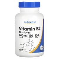 ราคา Nutricost, Vitamin B2, 400 mg, 120 Capsules (NCS-93315)
