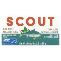ราคา Scout, Wild White Albacore Tuna With Garden Herb Pesto, 3.2 oz (90 g) (SCG-27151)