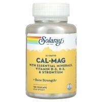ราคา Solaray, 2:1 Ratio Cal-Mag, 120 VegCaps (SOR-65567)