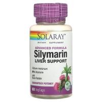ราคา Solaray, Advanced Formula Silymarin Liver Support, 60 VegCaps (SOR-91667)