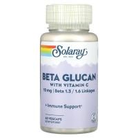 ราคา Solaray, Beta Glucan with Vitamin C, 60 VegCaps (SOR-00879)