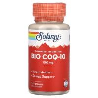 ราคา Solaray, Bio COQ-10, 100 mg, 30 Softgels (SOR-09010)