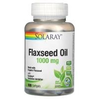ราคา Solaray, Flaxseed Oil, 333 mg, 100 Softgels (SOR-00802)