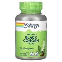 ราคา Solaray, True Herbs, Black Cohosh , 540 mg, 180 VegCaps (SOR-01703)