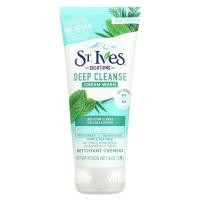 ราคา St. Ives, Solutions, Deep Cleanse Cream Wash, Mint & Tea Tree, 6 oz (170 g) (IVE-00366)