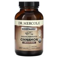 ราคา Dr. Mercola, Biodynamic, Organic Fermented Cinnamon, 500 mg, 180 Tablets (MCL-03335)