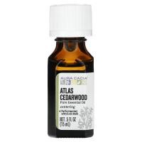 ราคา Aura Cacia, Pure Essential Oil, Atlas Cedarwood, 0.5 fl oz (15 ml) (AUR-91219)