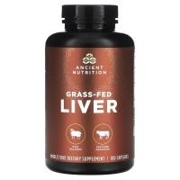 ราคา Dr. Axe / Ancient Nutrition, Grass-Fed Liver, 180 Capsules (ATN-02630)