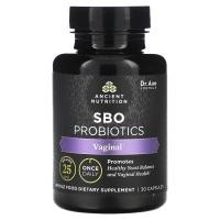 ราคา Dr. Axe / Ancient Nutrition, SBO Probiotics, Vaginal, 25 Billion CFU, 30 Capsules (ATN-02584)
