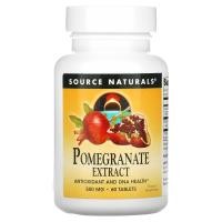 ราคา Source Naturals, สารสกัดจากทับทิม ขนาด 250 มก. บรรจุ 60 เม็ด (SNS-01627)