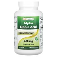 ราคา Best Naturals, Alpha Lipoic Acid, 600 mg, 240 Capsules (BNR-01267)