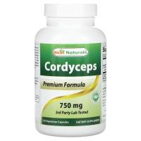 ราคา Best Naturals, Cordyceps, 750 mg, 120 Vegetarian Capsules (BNR-01452)