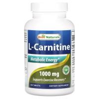 ราคา Best Naturals, L-Carnitine, 1,000 mg, 120 Tablets (BNR-01269)