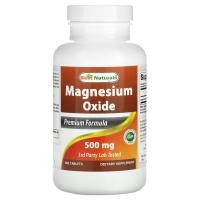 ราคา Best Naturals, Magnesium Oxide, 500 mg , 180 Tablets (BNR-01348)