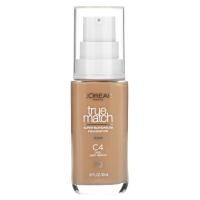 ราคา L'Oréal, True Match, Super-Blendable Foundation, C4 Cool Light Medium, 1 fl oz (30 ml) (LOE-67186)