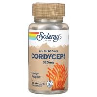 ราคา Solaray, Cordyceps Mushrooms, 520 mg, 100 VegCaps (SOR-01199)