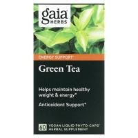 ราคา Gaia Herbs, Green Tea, 60 Vegan Liquid Phyto- Caps (GAI-40200)
