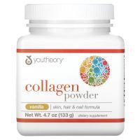 ราคา Youtheory, Collagen Powder, Vanilla , 4.7 oz (133 g) (YOU-00376)