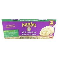 ราคา Annie's Homegrown, White Cheddar Macaroni & Cheese, 2 Cups, 2.01 oz (57 g) Each (HOM-00061)