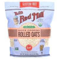 ราคา Bob's Red Mill, Organic Quick Cooking Rolled Oats, 1 lb 12 oz (794 g) (BRM-01388)