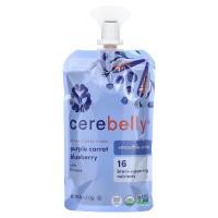 ราคา Cerebelly, Organic Baby Puree, Smoothie-Style, Purple Carrot Blueberry with Banana, 4 oz (113 g) (CEB-89856)