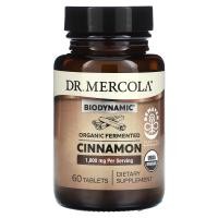 ราคา Dr. Mercola, Biodynamic, Organic Fermented Cinnamon, 500 mg, 60 Tablets (MCL-03334)