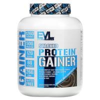 ราคา EVLution Nutrition, Stacked Protein Gainer, Double Rich Chocolate, 6 lbs (2.72 kg) (EVL-02340)