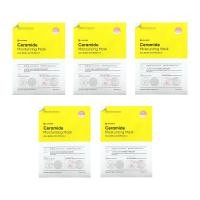 ราคา Leaders, Ceramide Moisturizing Beauty Mask, 5 Sheets, 1.01 fl oz (30 ml) Each (LDS-28180)