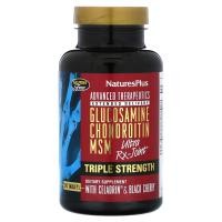 ราคา NaturesPlus, Advanced Therapeutics, Glucosamine Chondroitin MSM Ultra Rx-Joint, Triple Strength, 120 Tablets (NAP-04930)