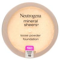 ราคา Neutrogena, Mineral Sheers, Loose Powder Foundation, Classic Ivory 10, 0.19 oz (5.5 g) (NGN-43278)