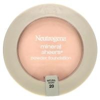 ราคา Neutrogena, Mineral Sheers, Powder Foundation, Natural Ivory 20, 0.34 oz (9.6 g) (NGN-00552)
