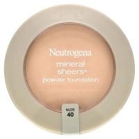 ราคา Neutrogena, Mineral Sheers, Powder Foundation, Nude 40, 0.34 oz (9.6 g) (NGN-00554)