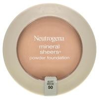 ราคา Neutrogena, Mineral Sheers, Powder Foundation, Soft Beige 50, 0.34 oz (9.6 g) (NGN-00555)