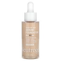 ราคา Neutrogena, Sensitive Skin Serum Foundation, Light 02, 1 oz (28 g) (NGN-16045)