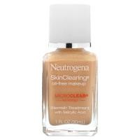 ราคา Neutrogena, Skin Clearing, Oil Free Makeup, Nude 40, 1 fl oz (30 ml) (NGN-00396)