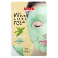 ราคา Purederm, Deep Purifying Green O2 Bubble Beauty Mask, Green Tea, 1 Sheet Mask, 0.88 oz (25 g) (PDM-19324)