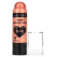 ราคา Wet n Wild, MegaGlo Makeup Stick, Blush, Peach Bums, 0.21 oz (6 g) (WNW-58011)