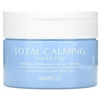 ราคา Avarelle, Total Calming Toner Pad, 60 Pads, 180 ml (ARL-21307)