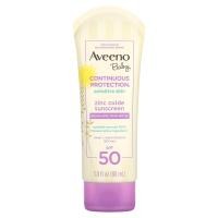 ราคา Aveeno, ครีมกันแดดผสมซิงค์ออกไซด์สำหรับทารก SPF 50 ปราศจากน้ำหอม ขนาด 3 ออนซ์ (88 มล.) (AVO-16450)