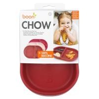 ราคา Boon, Chow, Divided Silicone Plate Set, 6 Months+, Multicolor, 3 Pack (OON-11555)