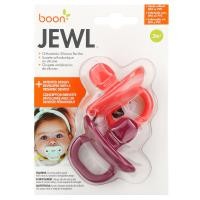 ราคา Boon, Jewl, Orthodontic Silicone Pacifier, 3 Month+, 2 Pacifiers (OON-11273)
