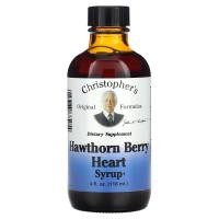 ราคา Christopher's Original Formulas, Hawthorn Berry Heart Syrup, 4 fl oz (118 ml) (CRO-88505)