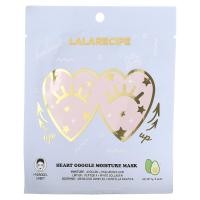 ราคา Lalarecipe, Heart Goggle Moisture Beauty Mask, 1 Sheet, 0.24 oz (7 g) (LLR-46271)