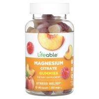 ราคา Lifeable, Magnesium Citrate Gummies, Natural Fruit, 83.33 mg, 90 Gummies (LFB-06273)